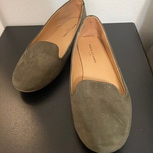 Rock & Candy Olive Flats- Size 8.5